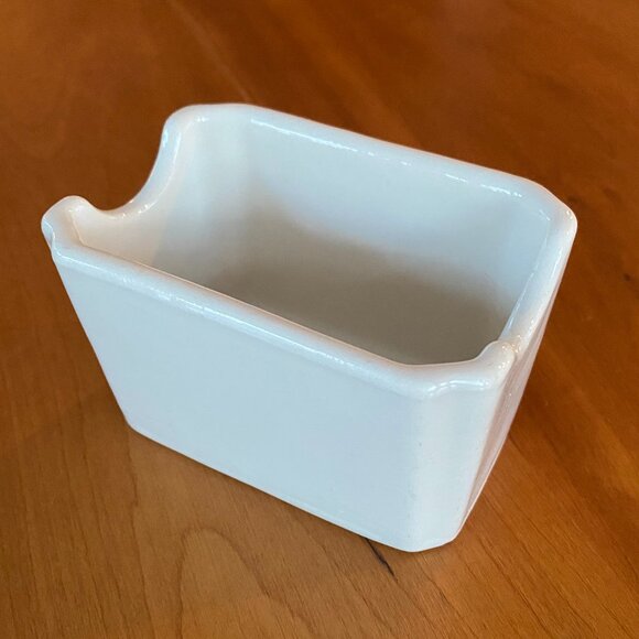 PDQ Hall China Other - PDQ Hall China, ceramic sugar packet holder